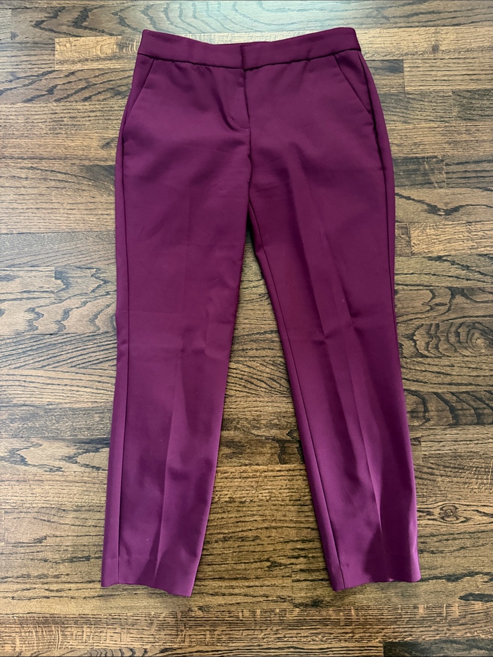 Women's Tailored Straight-Leg Ankle Pants